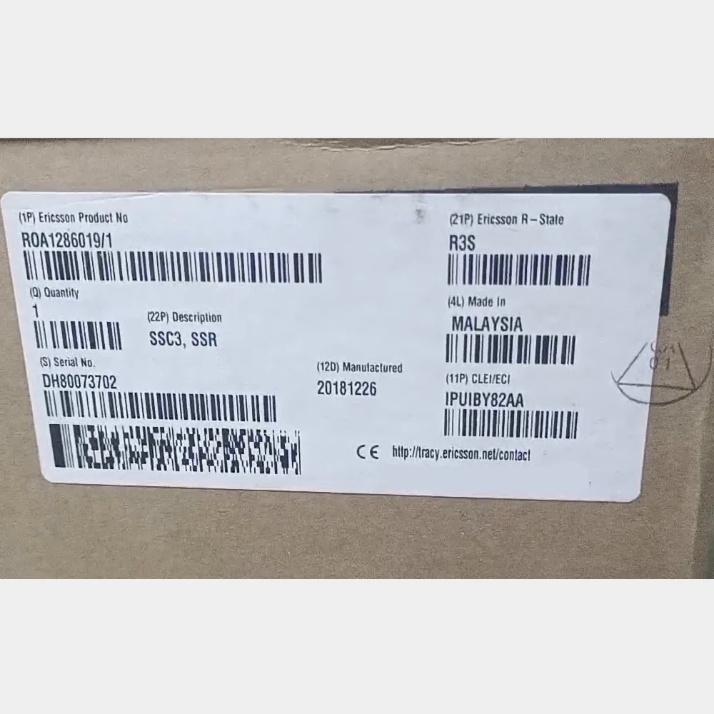 Popular Selling Base Station Equipment 2G/3G/4G SSR8010 SSC3 ROA 128 6019/1 Communication Equipment Part-boxintelecom