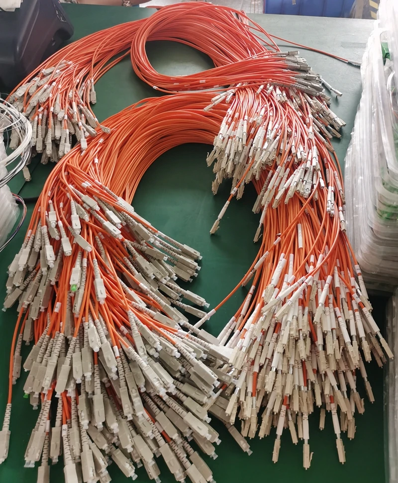 APT Factory  Price  Fiber Optic Jumper Fiber Optic 1.6mm 3.5m  Om3 Simplex Aqua Fiber Optic Patch Cord sc Apc to sc Apc-boxintelecom