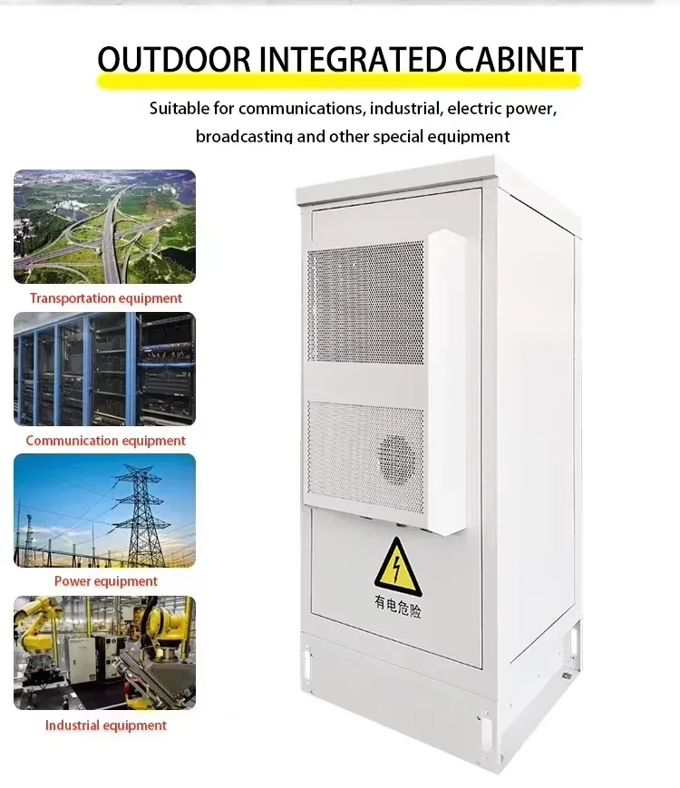 Customizable Outdoor Integrated Cabinet 5G Communication IP55 Rating Galvanized Steel Aluminum Powder Coated Stainless Steel-boxintelecom