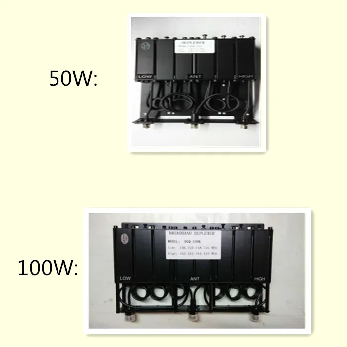 50/100W 136/174MHz Diplexer/Duplexer(VHF)