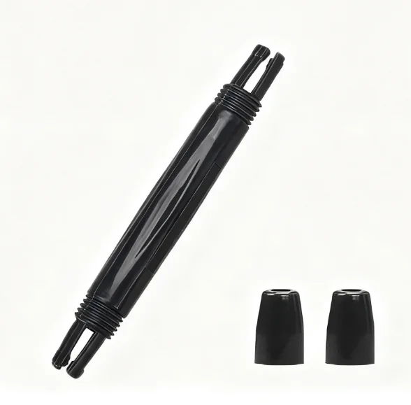 New Black FTTH Drop Cable Splice Protection Box Heat Shrink Tube Fiber Optic Junction Box 
