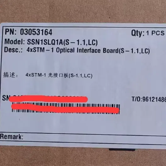 Fiber Equipment SLQ1A Card SSN1SLQ1A S1LC OSN1500 OSN2500 OSN3500 SSN1SLQ1A22 4xSTM Optica