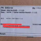 Fiber Equipment SLQ1A Card SSN1SLQ1A S1LC OSN1500 OSN2500 OSN3500 SSN1SLQ1A22 4xSTM Optica