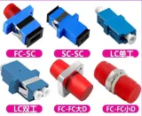High Quality QD APT FTTH Optic Fiber Duplex Adapter with SC UPC/APC DUPLEX
