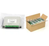 FTTH Cassette Type 1*4 Fiber PLC Splitter Lgx Splitter Cassette Box Lgx Type SC/APC 1X8 PL