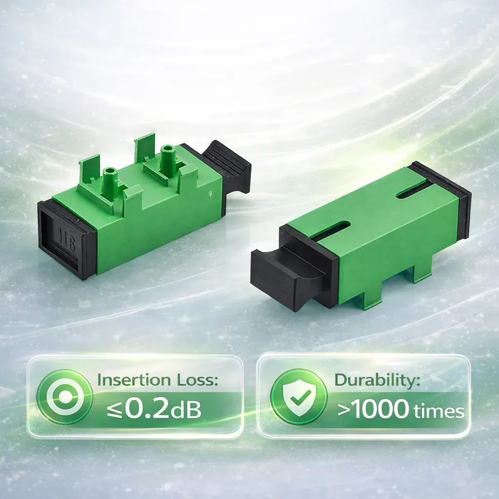 SC Simplex OS2 MM OM3 OM4 Fiber Optic Adapter/Coupler Without Flange With Legs for SingleM