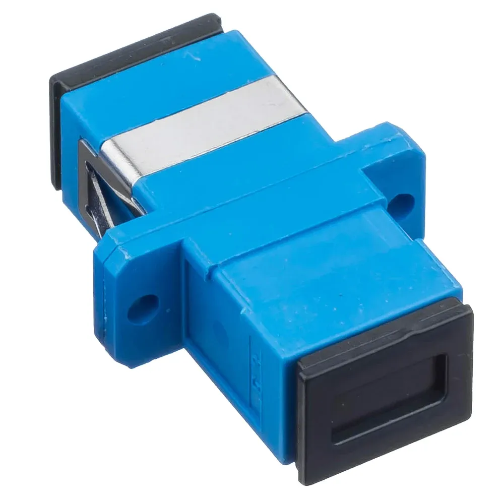High Quality Fiber Optic Equipment-Single & Multi Mode OM3 OM4 Plastic Coupler Flange Plate Adapter-boxintelecom