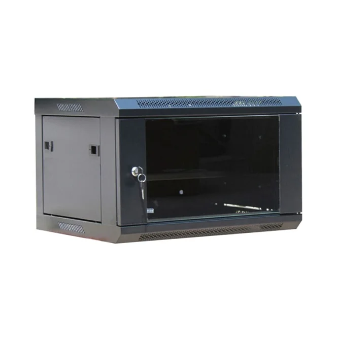 9U 19 Inch Wall-Mounted Network Cabinet Server Rack Enclosure for Electronics & Instruments