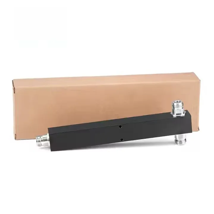 Black square 2/3/4 Way Power Splitter for Network Amplifier 700-2700mhz Power Splitter with N Female Connector-boxintelecom