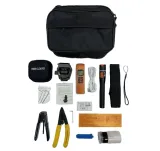 SKL-6C Tool Kit Power Meter Fiber Optic Cleaver Red Pen 10mw Wire Stripper Fiber Optic  Sp