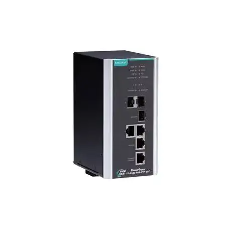 3-Port Full Gigabit Managed Redundant Industrial Ethernet Moxa PT-G503 Series Switch