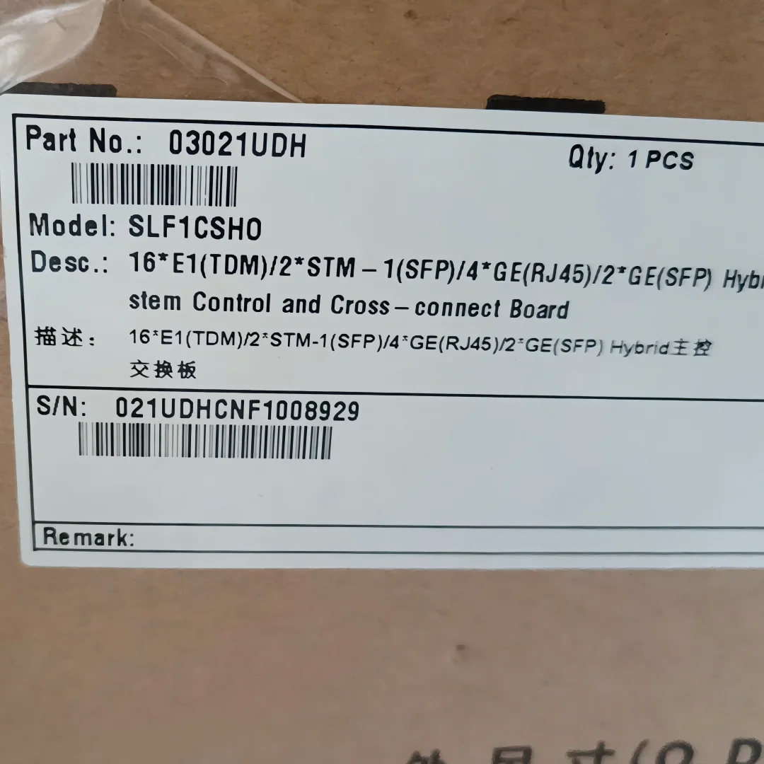 SLF1CSHO Hybrid System Control and Cross-connect Board 03021UDH for Huawei OptiX RTN950A