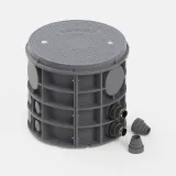 Round SMC Fiber Optic Manhole Chamber| Modular Underground Cable Access Box| EN124 Certifi