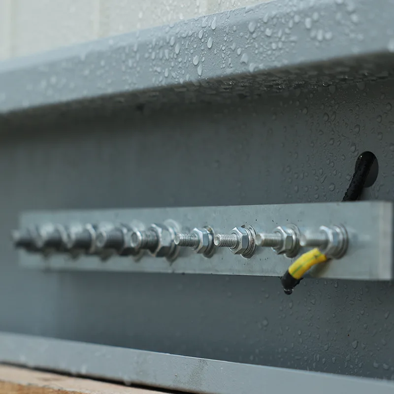 RH IP54 Waterproof Dustproof Powder Coated Steel Two-Compartment Outdoor Communication Cabinet Electronics Instrument Enclosure-boxintelecom