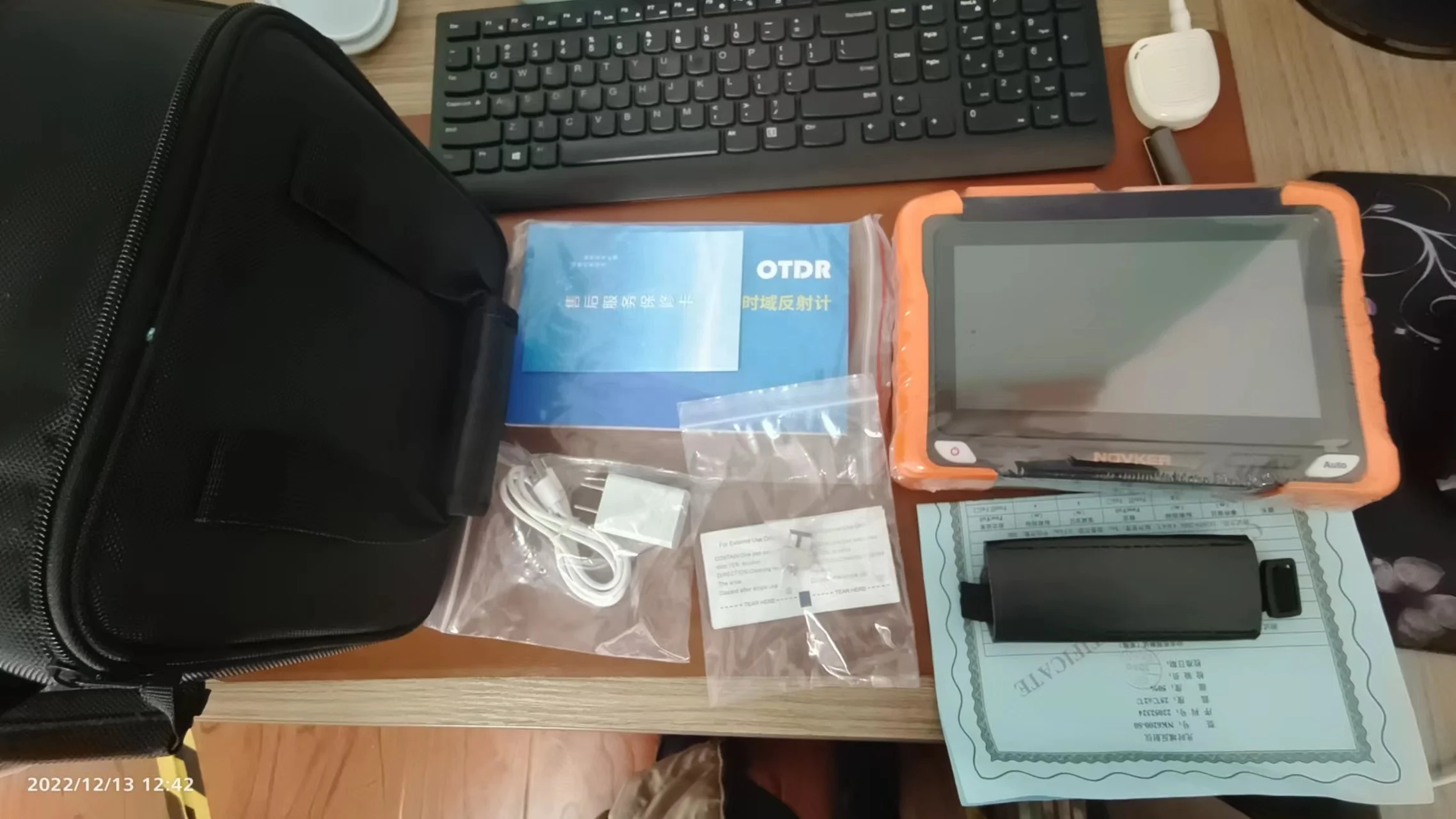 High Precision OTDR  NK6200  7Inch LCD OTDR PON Fiber Optic Tester with VFL OPM Light Source