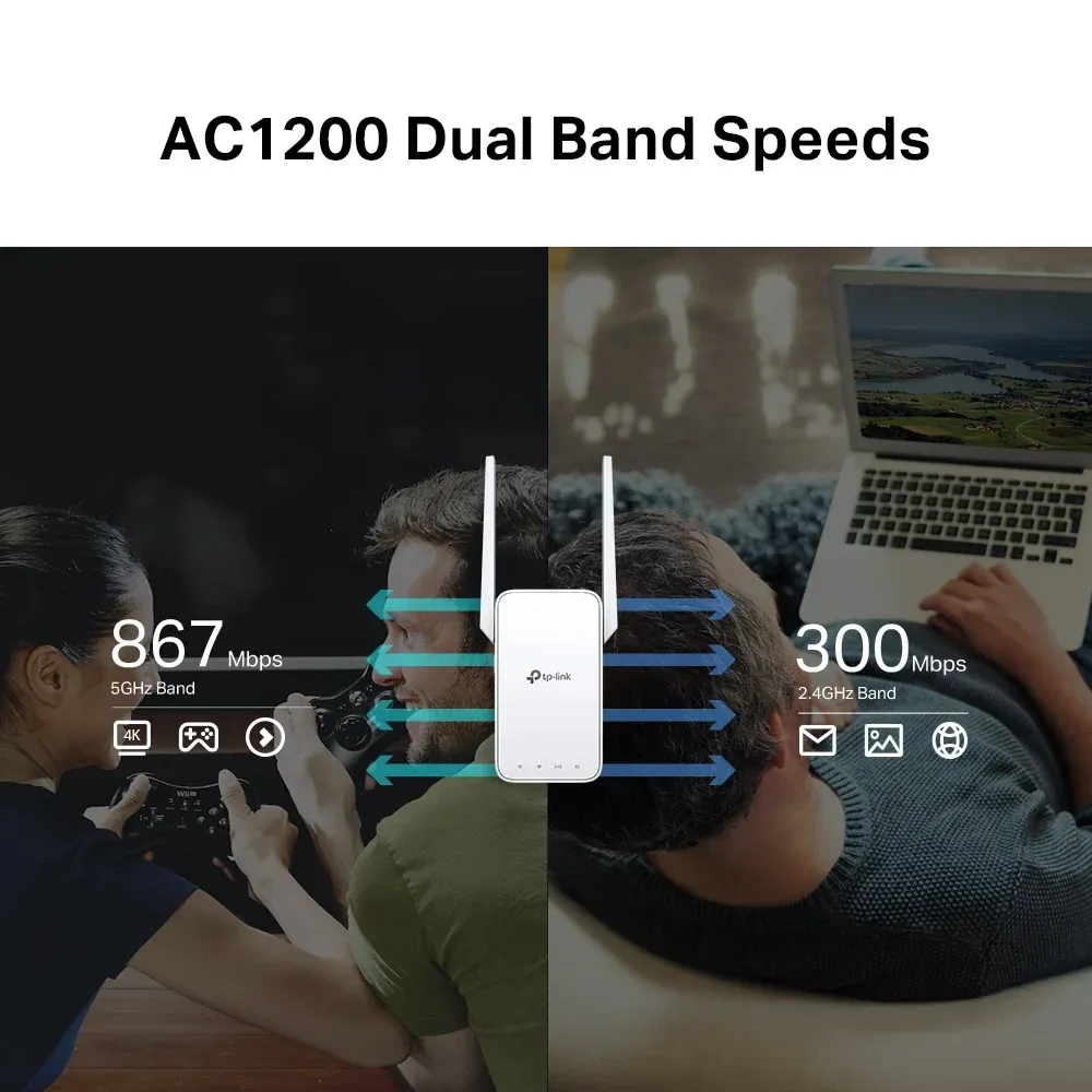 Tplink AC1200 Mesh Wi-Fi Range Extender Tp-Link RE315-boxintelecom