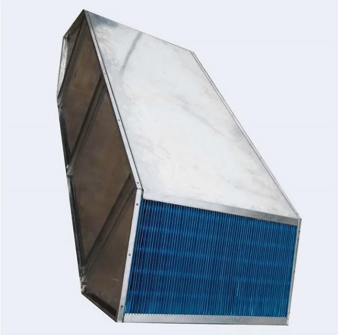 Aluminium Air to Air Cross Flow Plate Heat Exchanger Core - Size 600x600x600 MM, for Food Processing Industry-boxintelecom