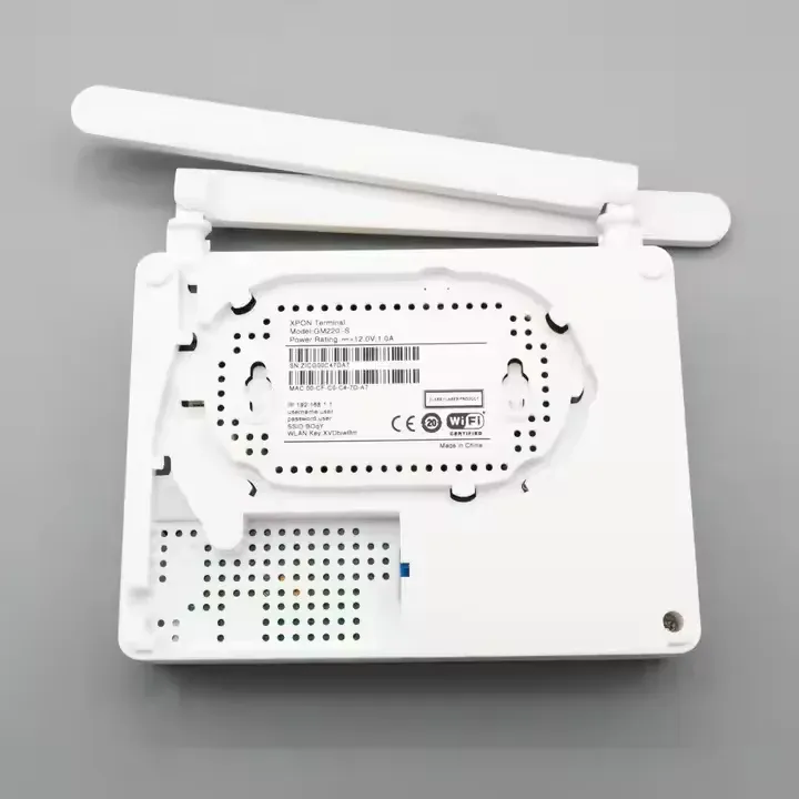 Single-Band Xpon Optical Modem FTTH ONU GM220S ONT with 1GE+3FE+1TEL+1USB+2.4G WIFI English Firmware XPON Fiber Optic Equipment-boxintelecom