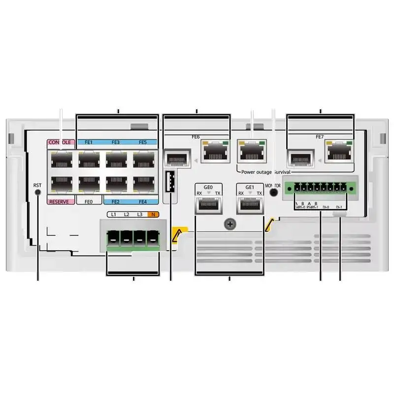 AR531-F2C-H 50010173 AC,6FE SFP,2GE,2FE Combo,2RS485,2DI Enterprise Gateways 0