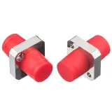 High Quality FC Single Mode Fiber Optic Adapter Square Metal Flange Coupler for FTTH Netwo