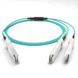 400G QSFP-DD 2x100G SFP-DD Breakout Active Optical Cable 850nm AOC 1 Year Warranty for Ari