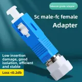 Single Mode Fiber Optic Adapter SC Male-FC Female Converter SC-FC Pigtail Coupler for FTTH