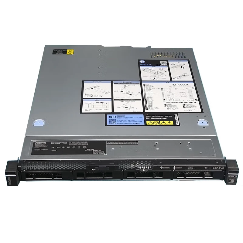 Lenovo SR258 V3 1U Rack Server Host Xeon E-2434/32G/480G+2x4T