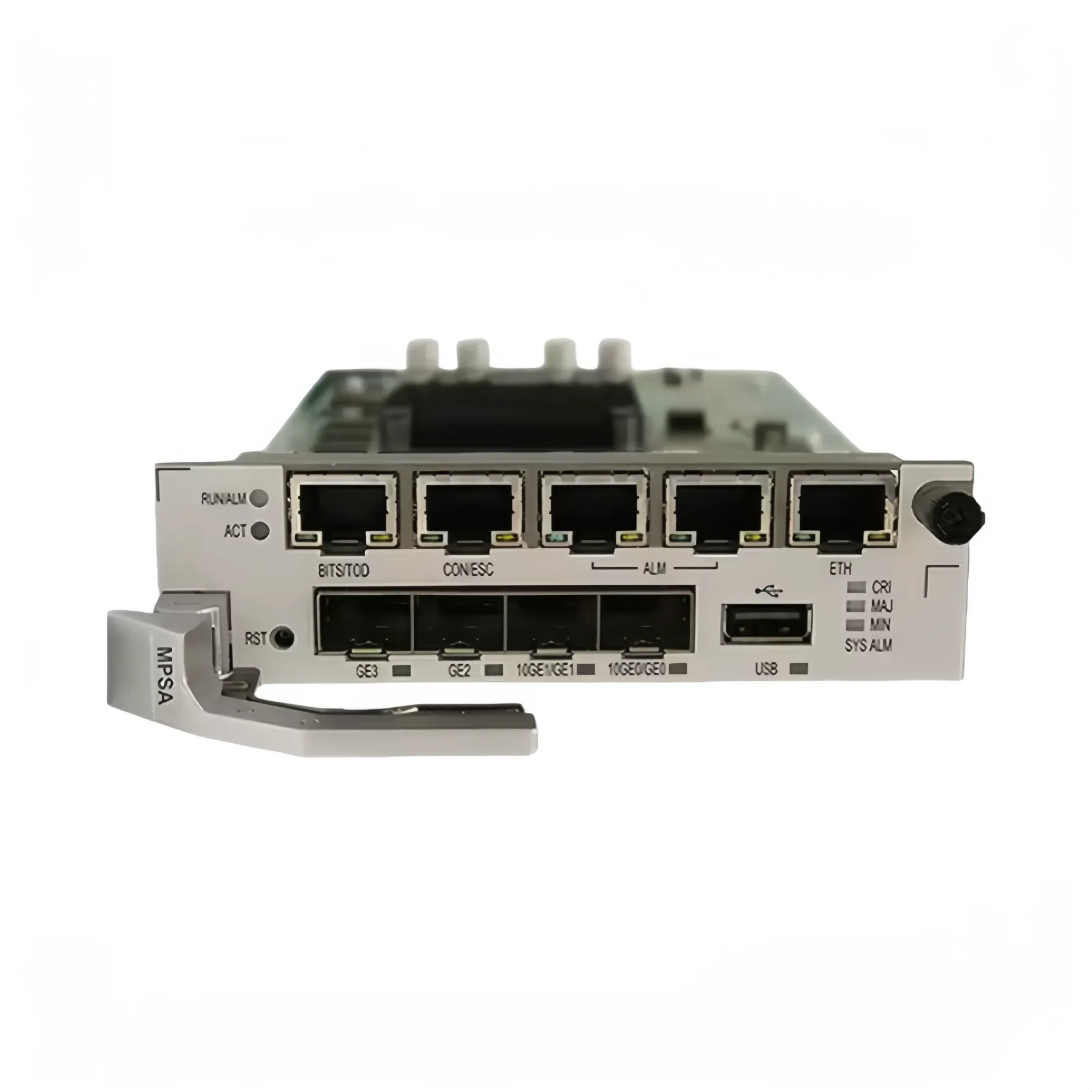 GPON OLT 2*10G+2*1GE Ports Main Control Board MPSA for MA5800-X2 Series Muchen/OEM Brand DC/AC Power Supply-boxintelecom