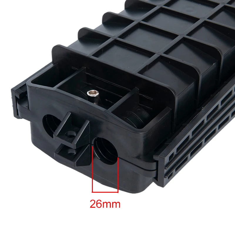 48/96 Core FTTX Fiber Optic Splice Closure 2-In/2-Out Joint Enclosure Optical Equipment