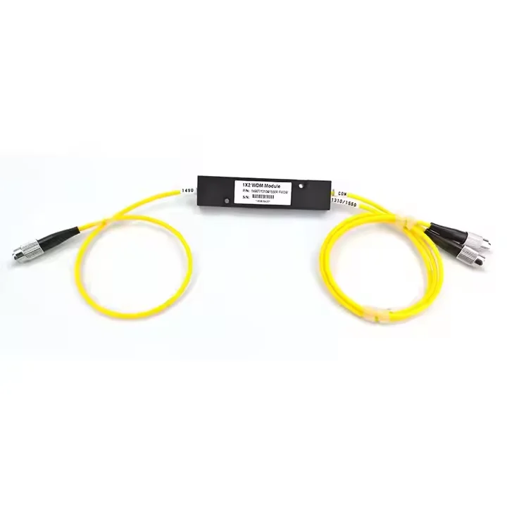 1490 1310 1550nm wavelength  ABS Plastic Filter WDM FWDM with SMF 3.0mm Fiber division multiplexer-boxintelecom