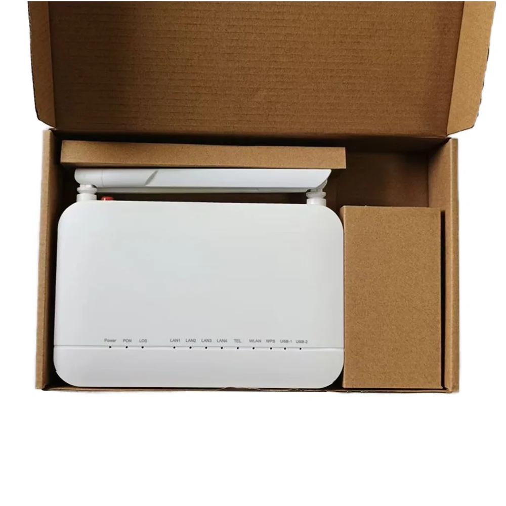 4GE 1TEL 2.4G/5G WIFI6 GPON ONU F6600M XPON ONT Optical Box English Firmware FTTH XGPON ONU WIFI6 GPON Optical Network Equipment