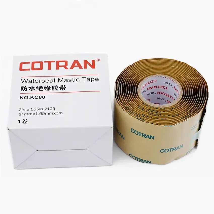Cotran KC80 High Voltage Underwater Double Sided Butyl Rubber Adhesive Tape 51mm Width Bla