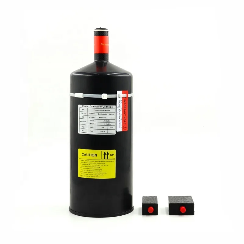 Drone towing fiber optic barrel Fiber barrel parameters 10KM