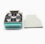 1.5U DIN Rail Fiber Optic Terminal Box LC Duplex Fiber Distribution Box Industrial Wall Mo