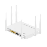 New English Firmware 6 Antenna Zte F680 4ge+2pots+high Dual Band Wifi Gpon Ont Onu F680