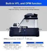 Signal Fire AI-20 Fusion Splicer Machine 6 Motors 6s with 8-in-1 signal Fire Stripper
