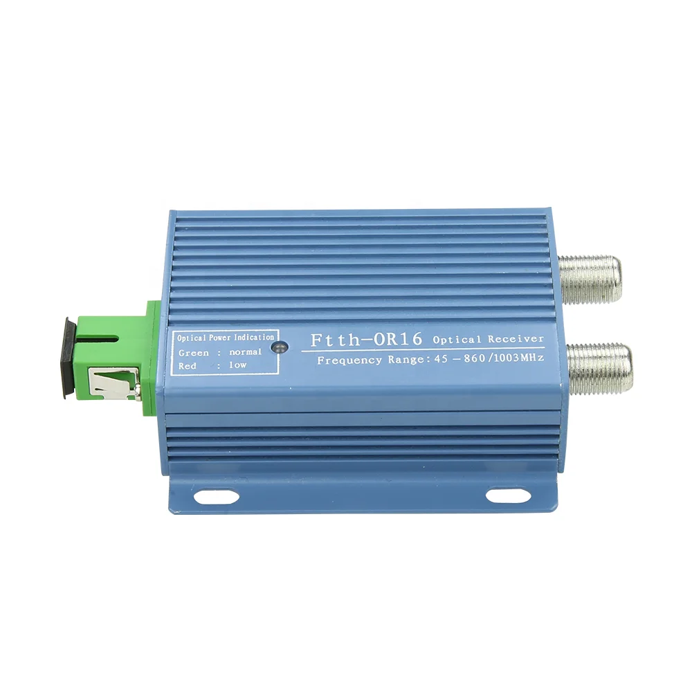FTTH Mini CATV WDM Fiber Optical Receiver Fiber Optic Cable Node 1 RF Port or 2 RF Port-boxintelecom