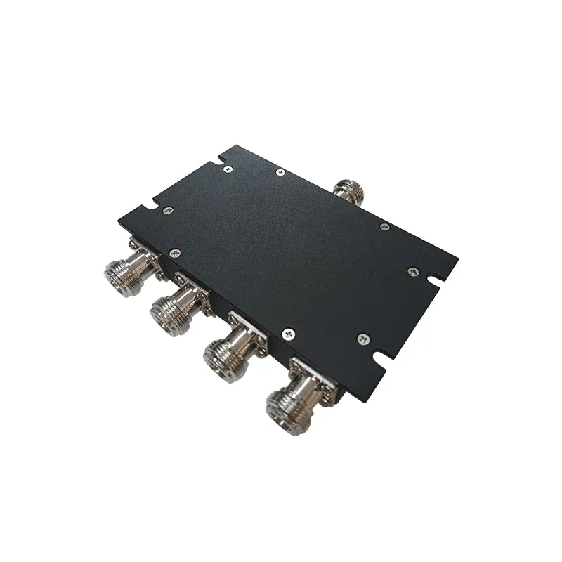 50W 700-4000MHz  Wilkinson/Microstrip 4 way power splitter power divider with N female for