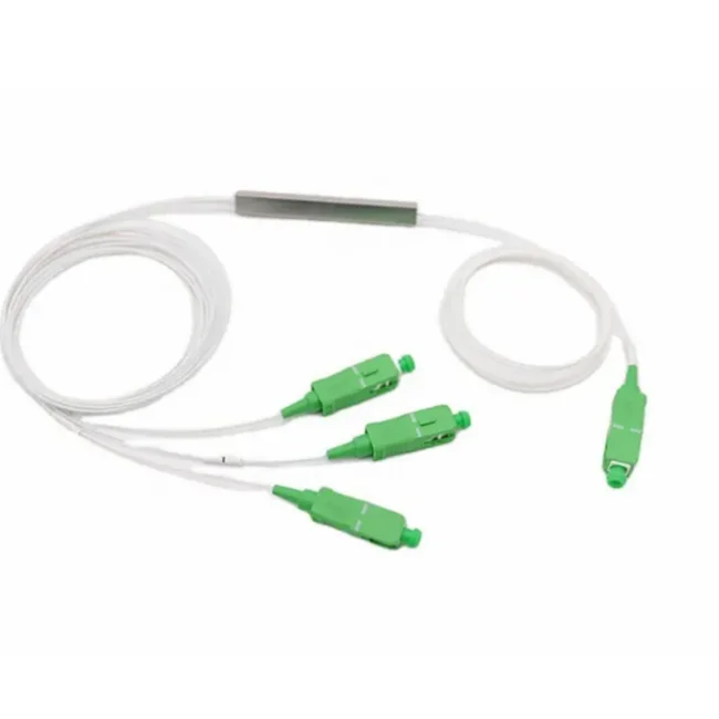 China  Factory Price 1x5 1x9 1x17 Mini PLC Splitter SC APC Plc Splitter Mini Steel Tube Ftth Optic Plc Splitter-boxintelecom