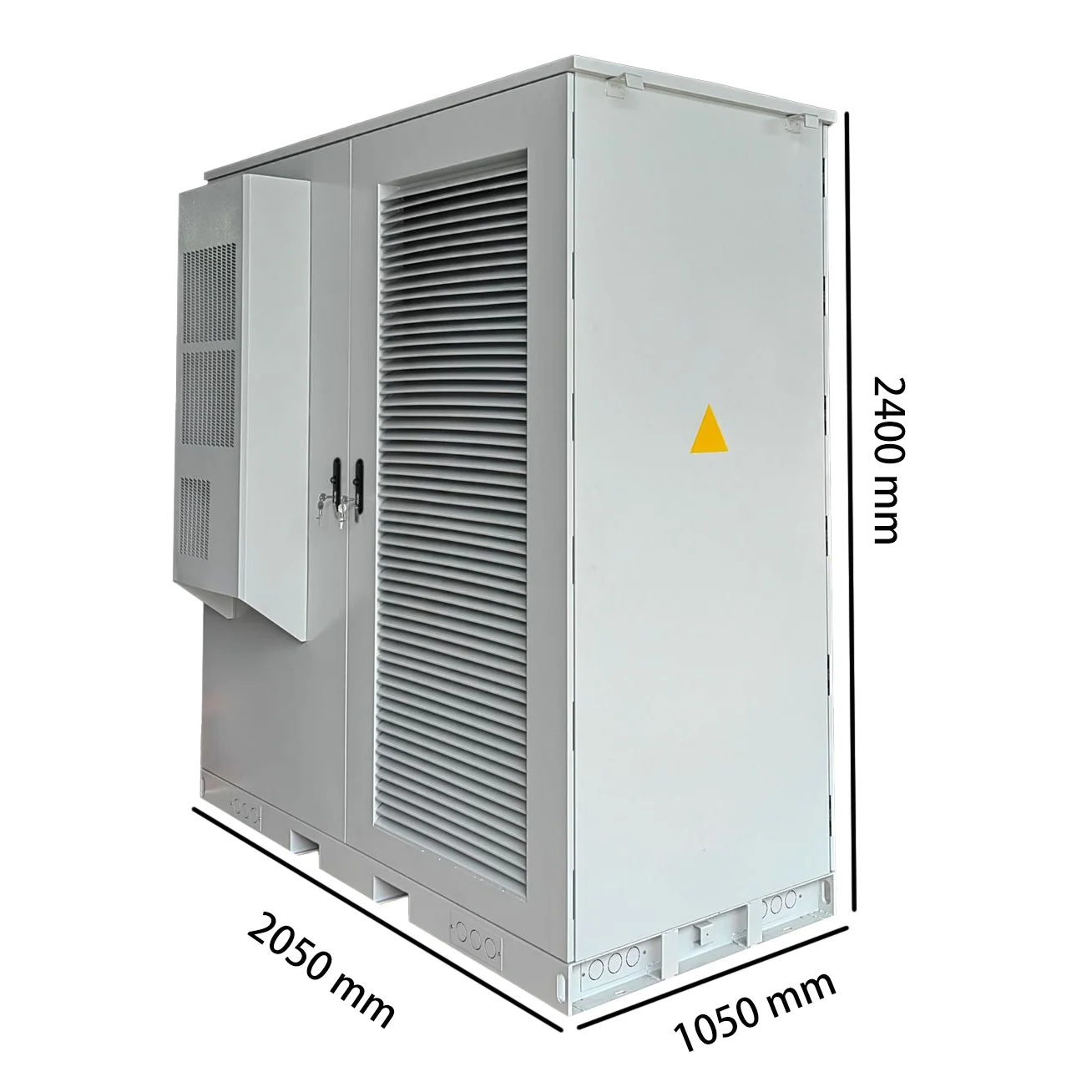 Customizable IP55 Aluminum Galvanized Steel Stainless Steel Double-Compartment Outdoor Integrated Power Equipment Cabinet-boxintelecom