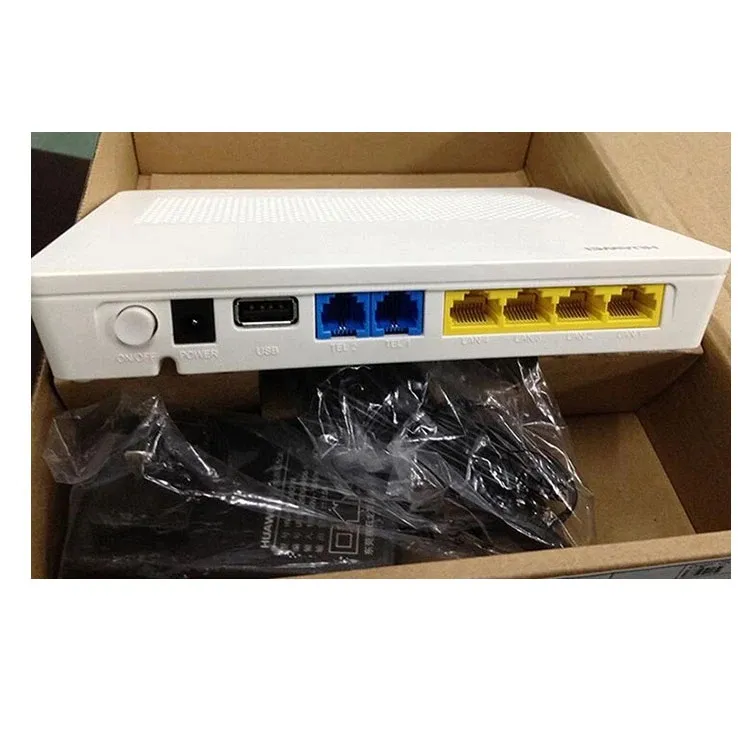 Jinglai Network ONU XPON 2.4G GIGABIT H1S-3 Used GPON EPON 2 Antennas 1GE+3FE+1TEL+WIFI US/EU Plug Fiber Optic Router-boxintelecom