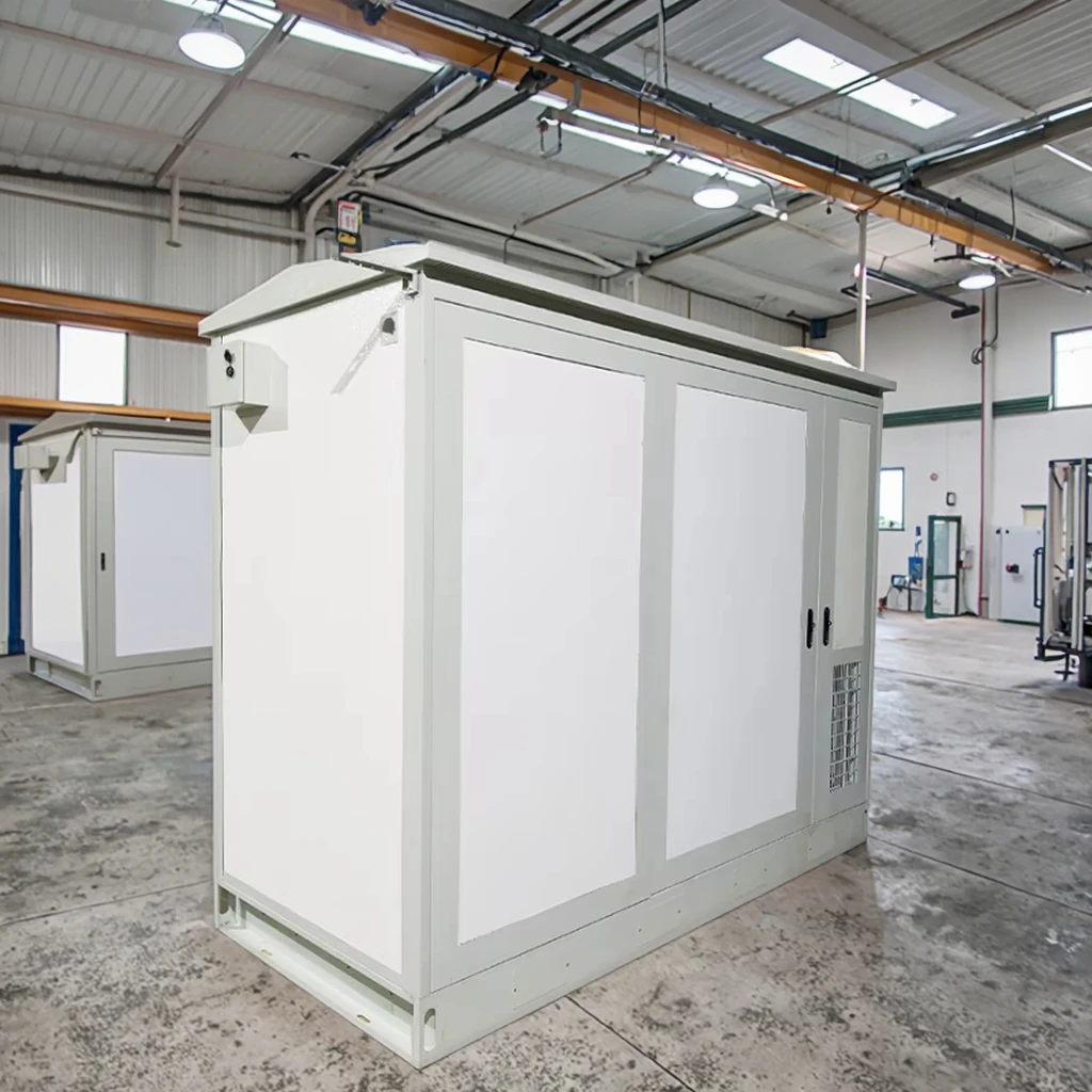 Dual Cabin Outdoor Glass Assembly Cabinet IP55 Waterproof 5G Base Station Distribution Box RH Brand Powder Coated-boxintelecom