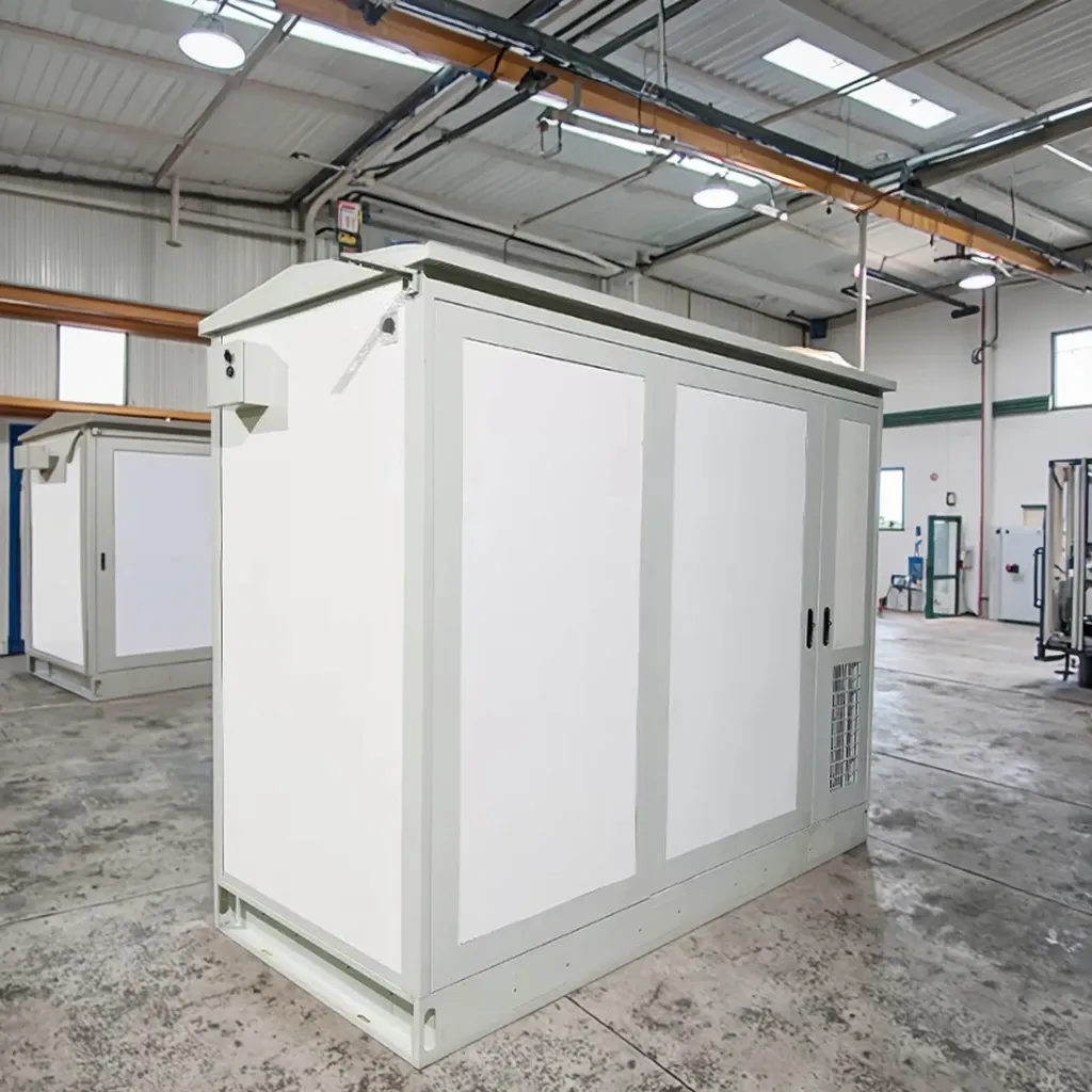 Dual Cabin Outdoor Glass Assembly Cabinet IP55 Waterproof 5G Base Station Distribution Box RH Brand Powder Coated-boxintelecom