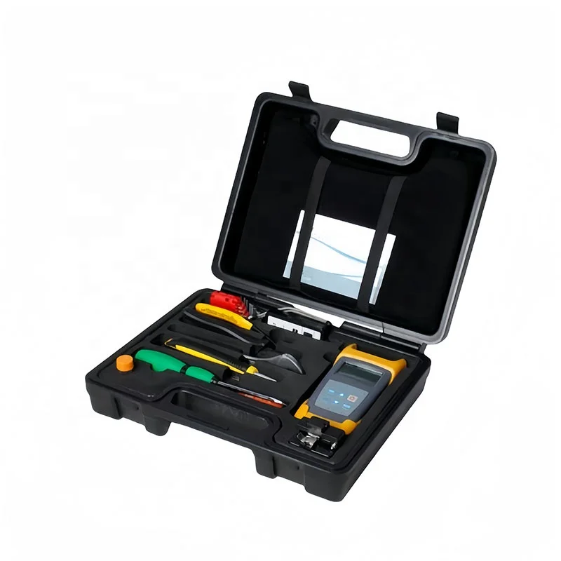 JW5003 Portable Mini Optical Power Meter FTTH Drop Cable Tool Box Kit Set New Design with WiFi and 4G Network Connectivity-boxintelecom