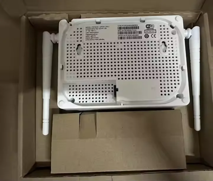5G Dual Band 5db AC Wifi ONU GPON 4GE+1Tel.+2.4G 5G F673AV9 ONT with USB Interface Fiber Optic Modem Equipment-boxintelecom