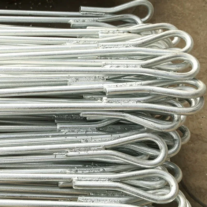 Galvanized Single-loop Guy Wire Anchor Rods for Communication Guy Wires, 161500 - 161800, Steel Guy Wire Anchors.-boxintelecom