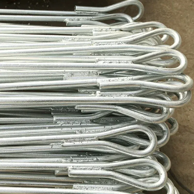 Galvanized Single-loop Guy Wire Anchor Rods for Communication Guy Wires, 161500 - 161800, Steel Guy Wire Anchors.-boxintelecom