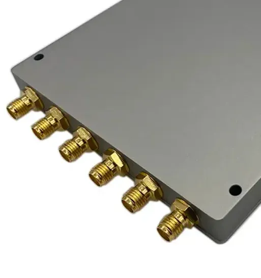 Factory price 600-6000MHz 6 way RF  Wilkinson Power Divider/splitter 30W SMA for IBS BTS D