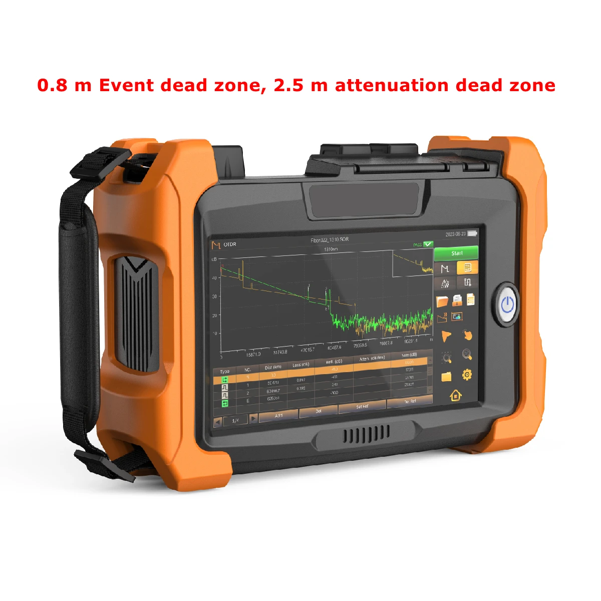 Fiber OTDR Qx65 Multi-Functions OTDR with an Iloa Test Function 7-Inch Touch Screen-boxintelecom