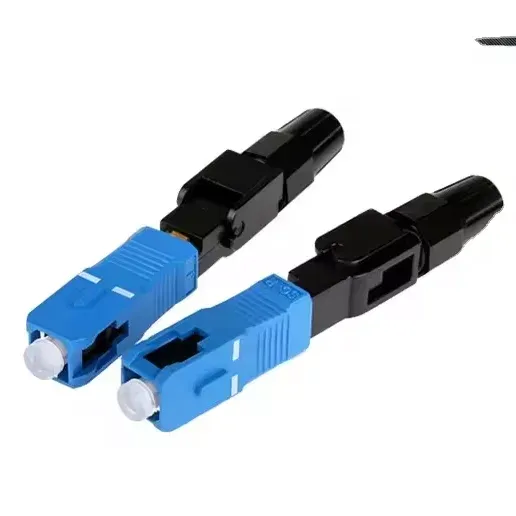 Fast SC/APC Optical Fiber Connectors Quick Assembly Indoor WiFi Network 1 Year Warranty OEM Brand-boxintelecom
